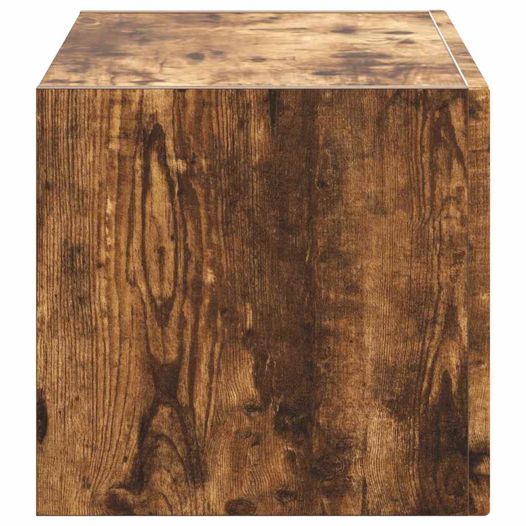 Meuble TV mural 60 x 31 x 29,5 cm Chêne fumé Bois d'ingénierie - XIOS