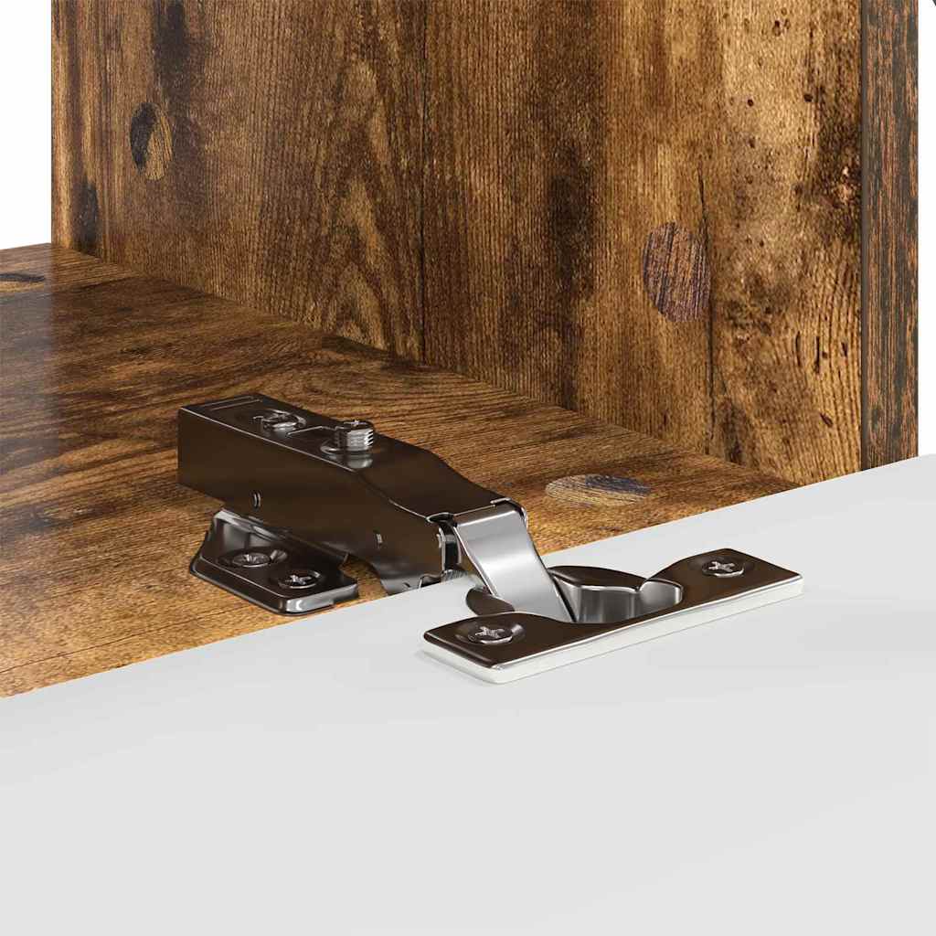 Meuble TV mural 2 pcs Chêne fumé 60 x 31 x 29,5 cm - XIOS