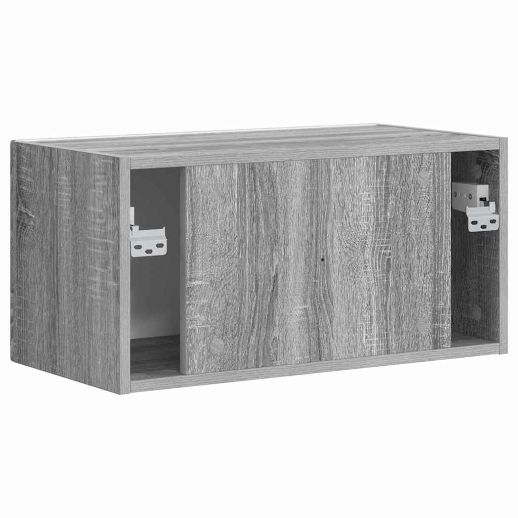 Meuble TV mural Gris Sonoma 60 x 31 x 29,5 cm Bois d'ingénierie - XIOS
