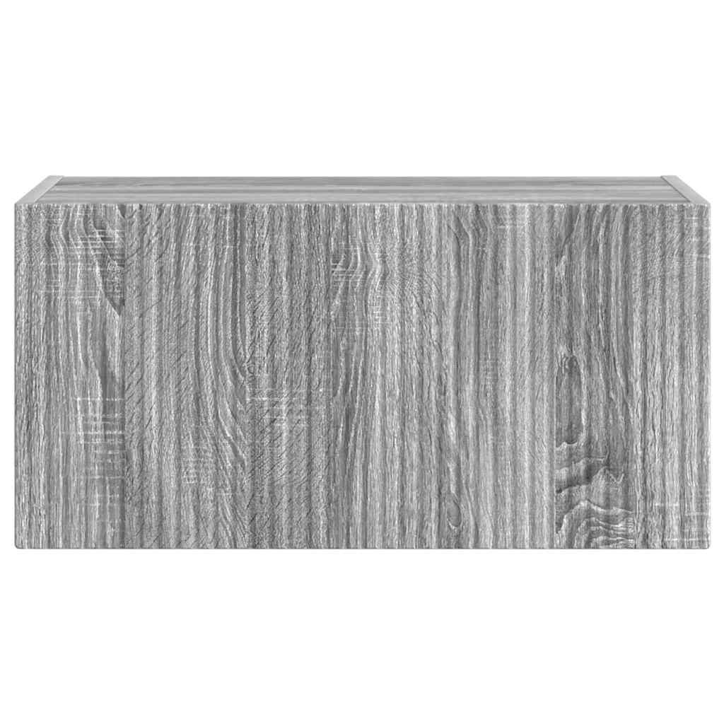 Meuble TV mural Gris Sonoma 60 x 31 x 29,5 cm Bois d'ingénierie - XIOS