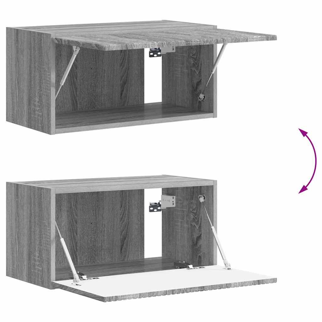 Meuble TV mural Gris Sonoma 60 x 31 x 29,5 cm Bois d'ingénierie - XIOS