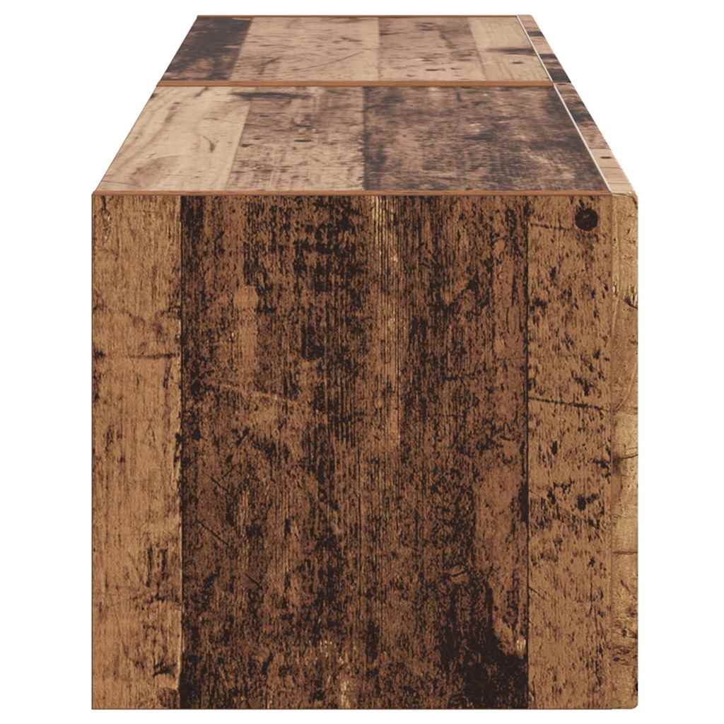 Meuble TV mural 2 pcs Bois Ancien 60 x 31 x 29,5 cm - XIOS