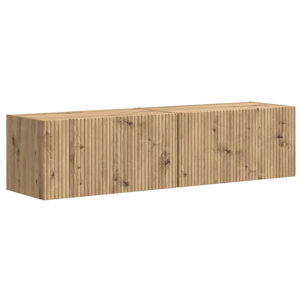 Meuble TV mural 2 pcs Chêne artisan 60 x 31 x 29,5 cm - XIOS