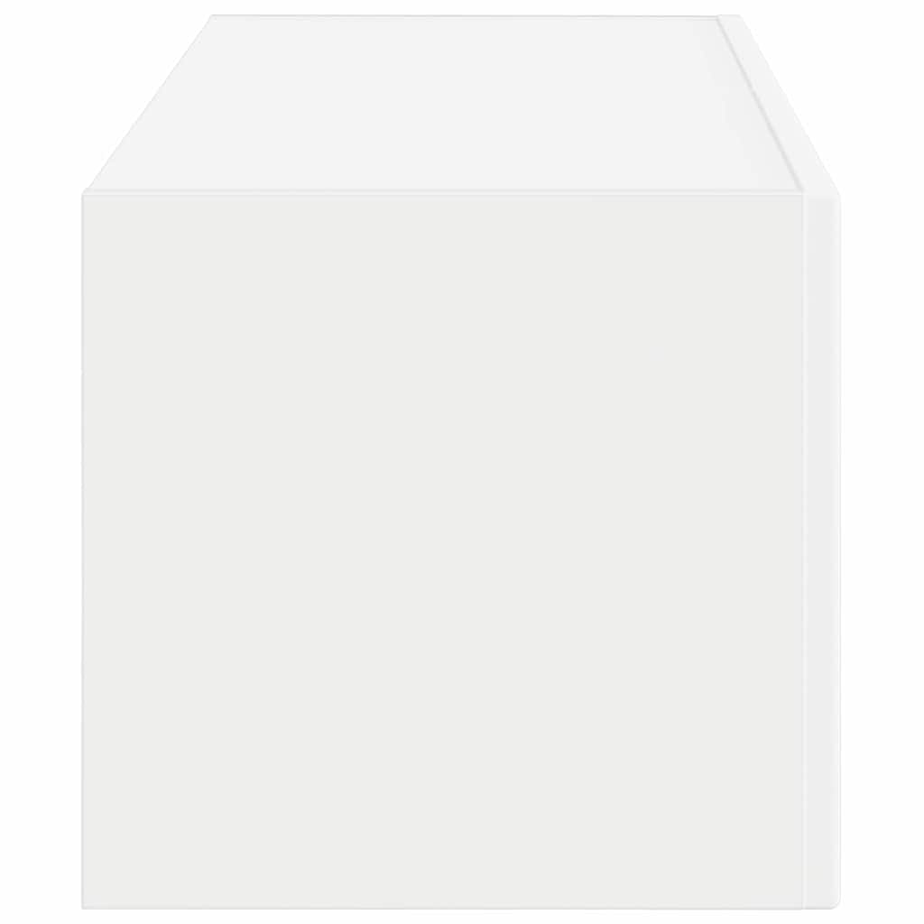 Meuble TV mural Blanc 78,5 x 31 x 29,5 cm Bois d'ingénierie - XIOS