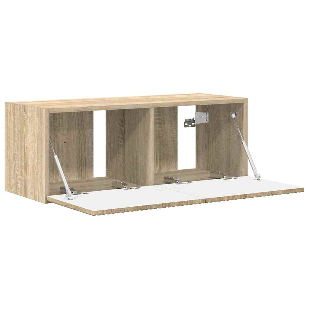 Meuble TV mural Sonoma 78,5 x 31 x 29,5 cm Bois d'ingénierie - XIOS