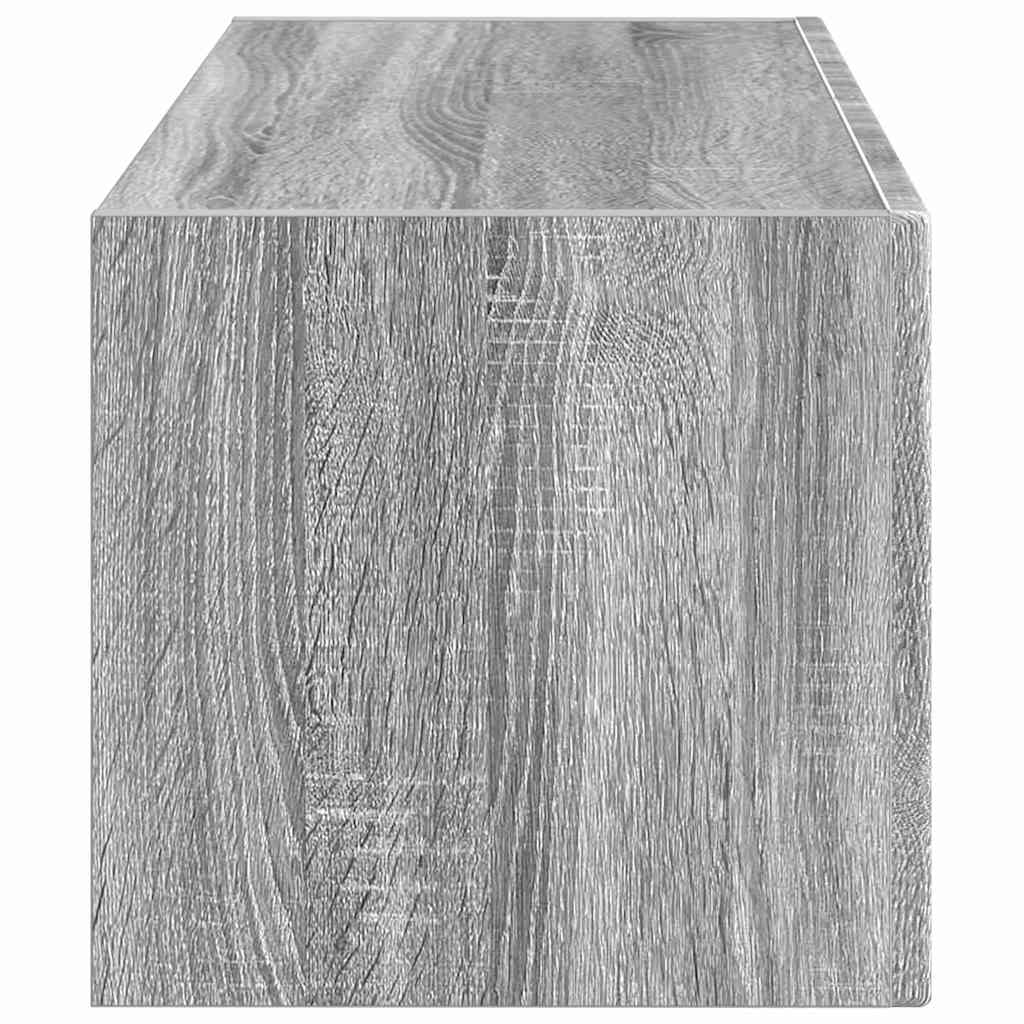 Meuble TV mural Montage mural Gris Sonoma 78,5 x 31 x 29,5 cm - XIOS