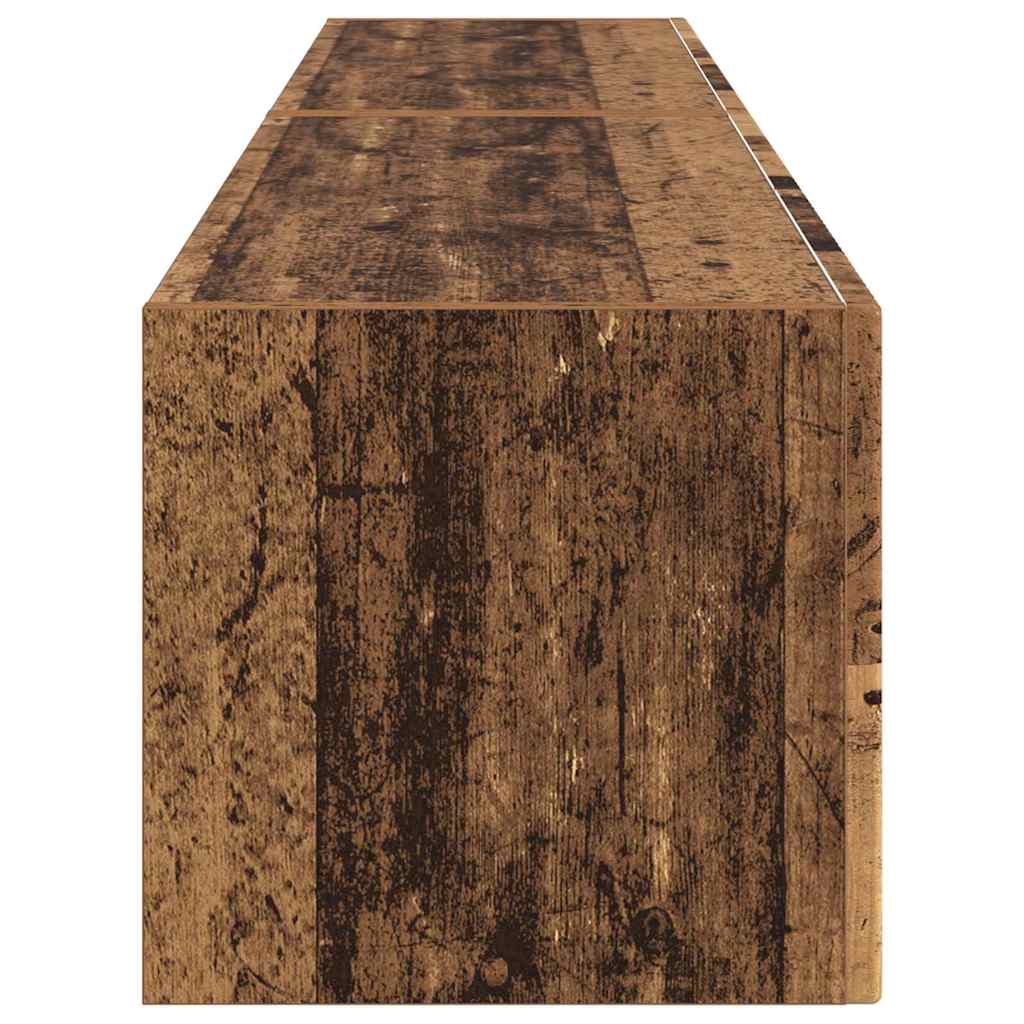 Meuble TV mural 2 pcs Bois Ancien 78,5 x 31 x 29,5 cm - XIOS