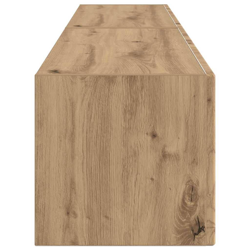 Meuble TV mural 2 pcs Chêne artisan 78,5 x 31 x 29,5 cm - XIOS