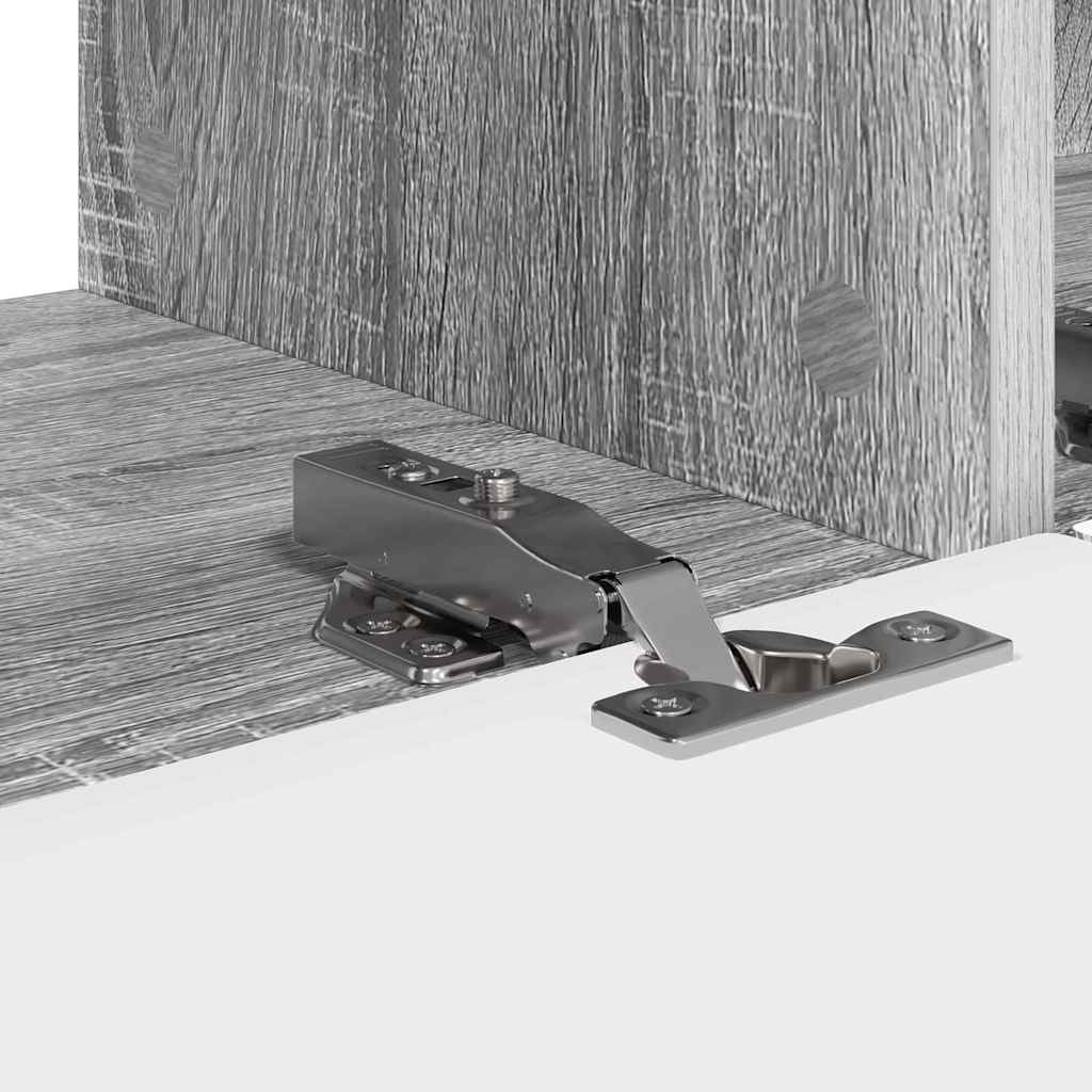 Meuble TV mural Gris Sonoma 98 x 31 x 29,5 cm Bois d'ingénierie - XIOS