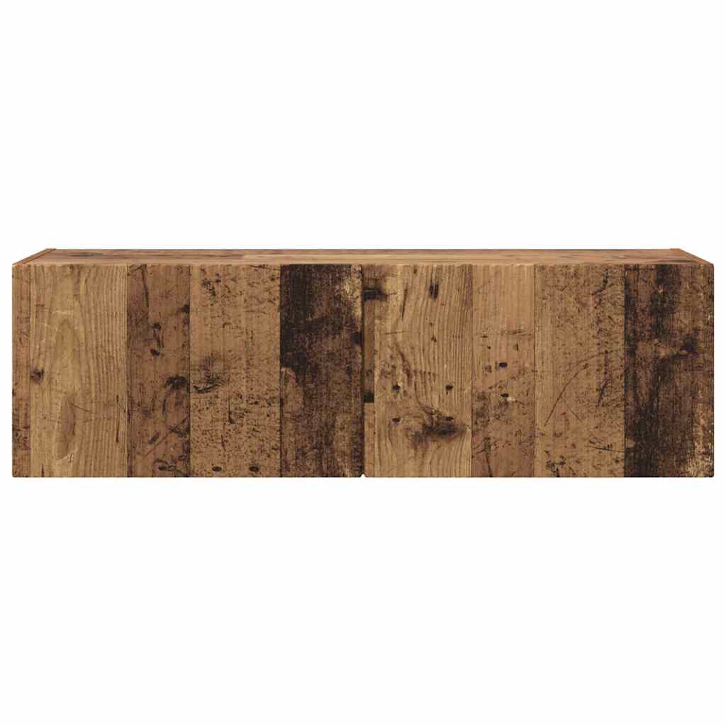 Meuble TV mural Bois Ancien 98 x 31 x 29,5 cm Bois d'ingénierie - XIOS