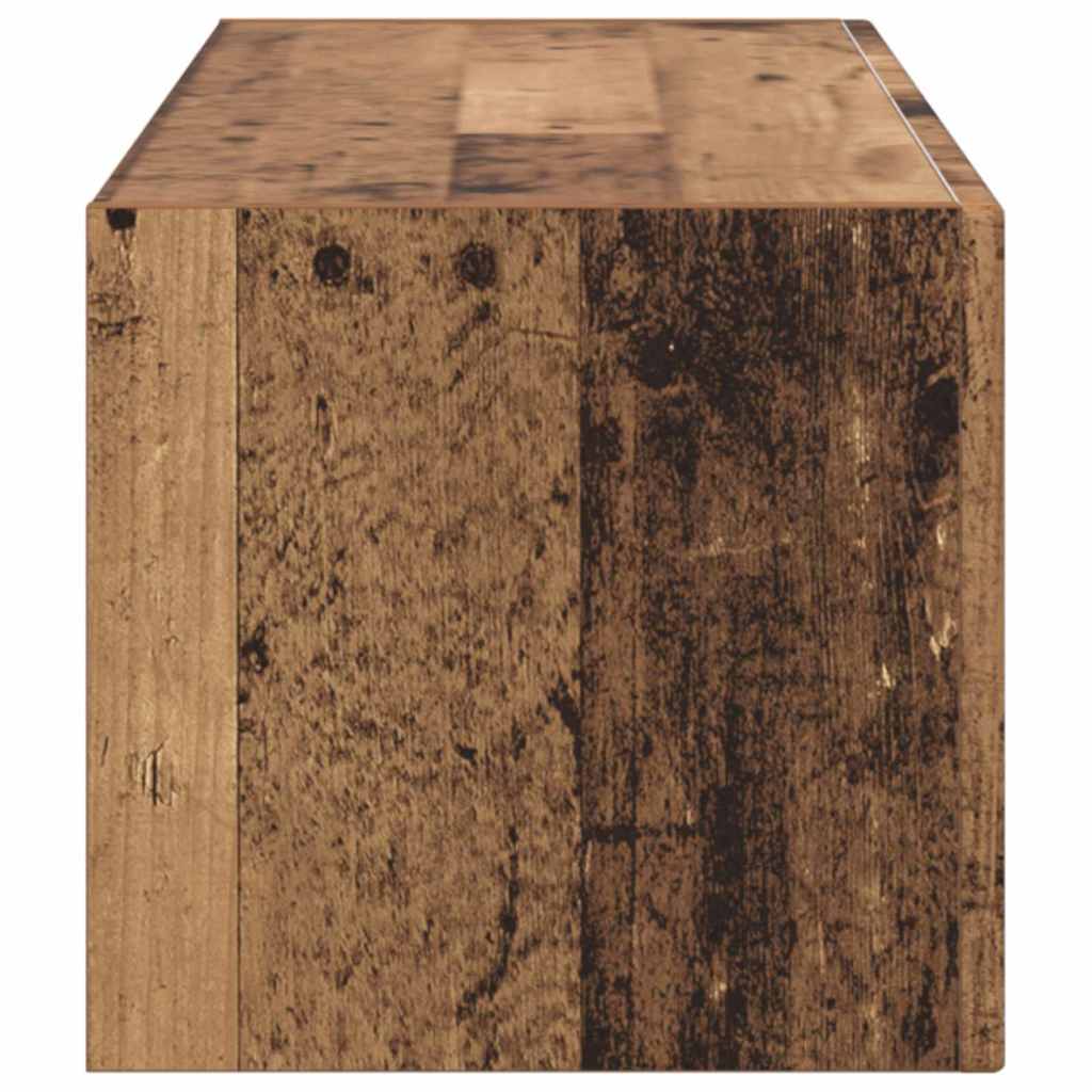 Meuble TV mural Bois Ancien 98 x 31 x 29,5 cm Bois d'ingénierie - XIOS