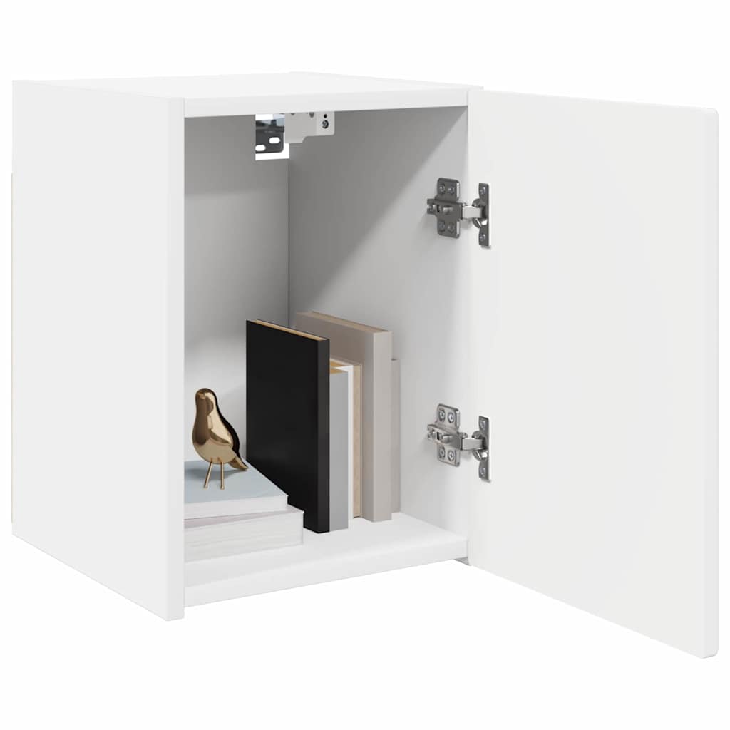 Meuble TV mural 2 pcs Blanc 30 x 31 x 40 cm Bois d'ingénierie - XIOS