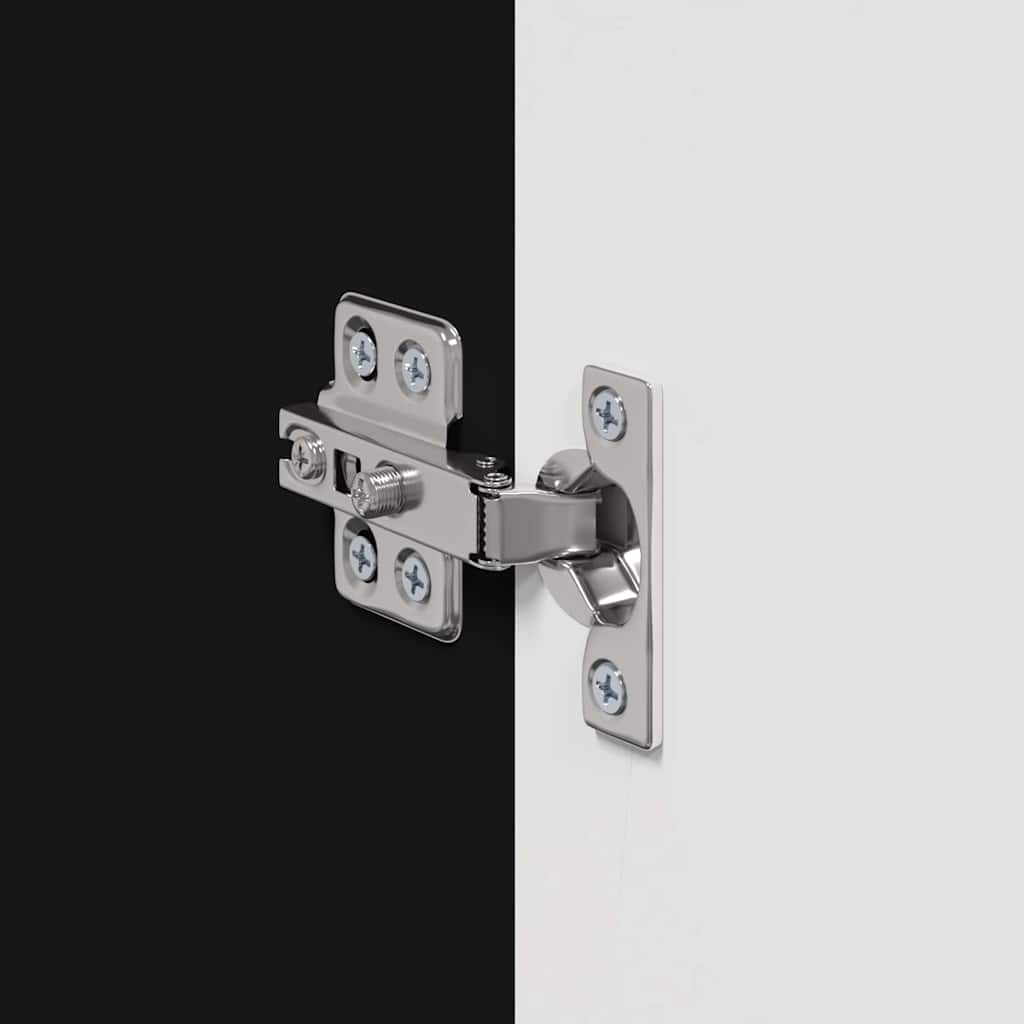 Meuble TV mural 2 pcs Noir 30 x 31 x 40 cm Bois d'ingénierie - XIOS