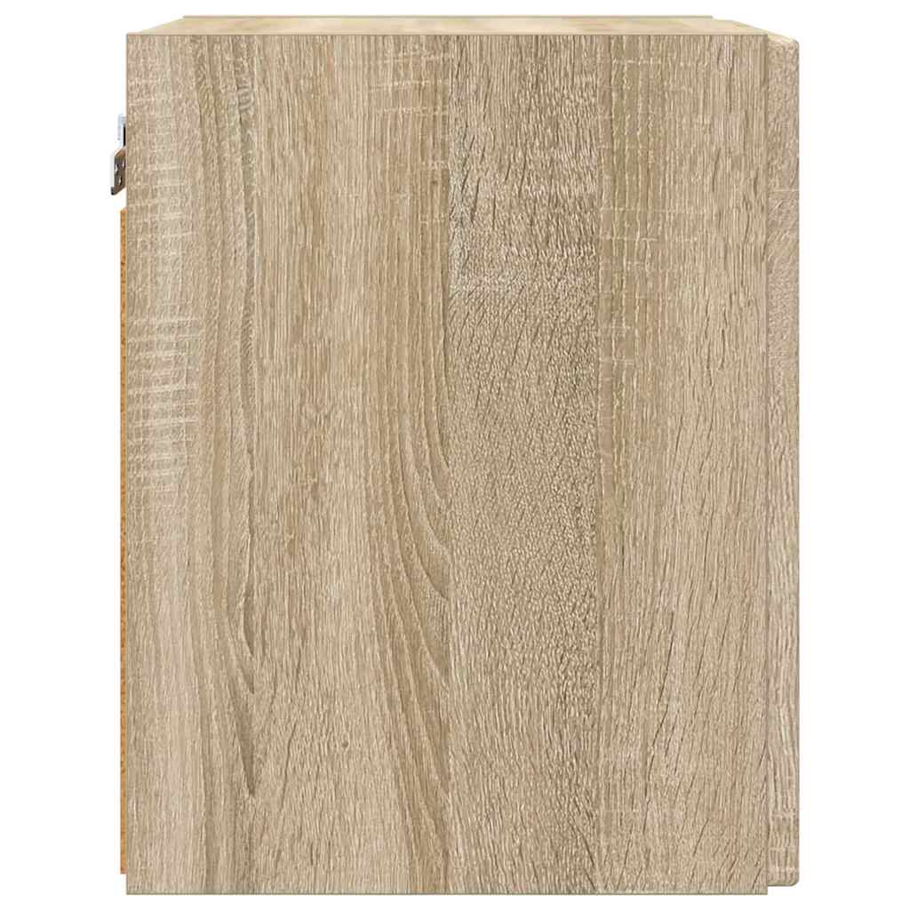 Meuble TV mural 2 pcs Sonoma 30 x 31 x 40 cm Bois d'ingénierie - XIOS