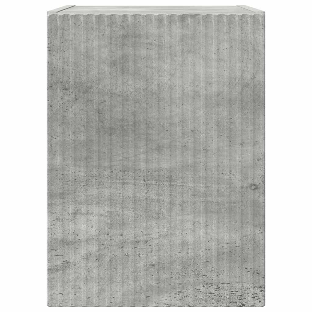 Meuble TV mural 2 pcs Béton 30 x 31 x 40 cm Bois d'ingénierie - XIOS