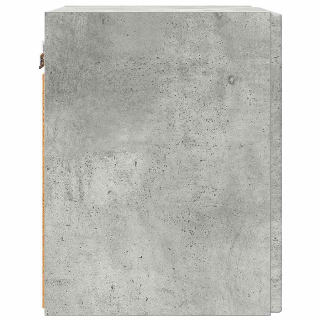 Meuble TV mural 2 pcs Béton 30 x 31 x 40 cm Bois d'ingénierie - XIOS
