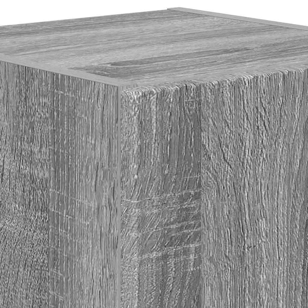 Meuble TV mural Gris Sonoma 30 x 31 x 40 cm Bois d'ingénierie - XIOS