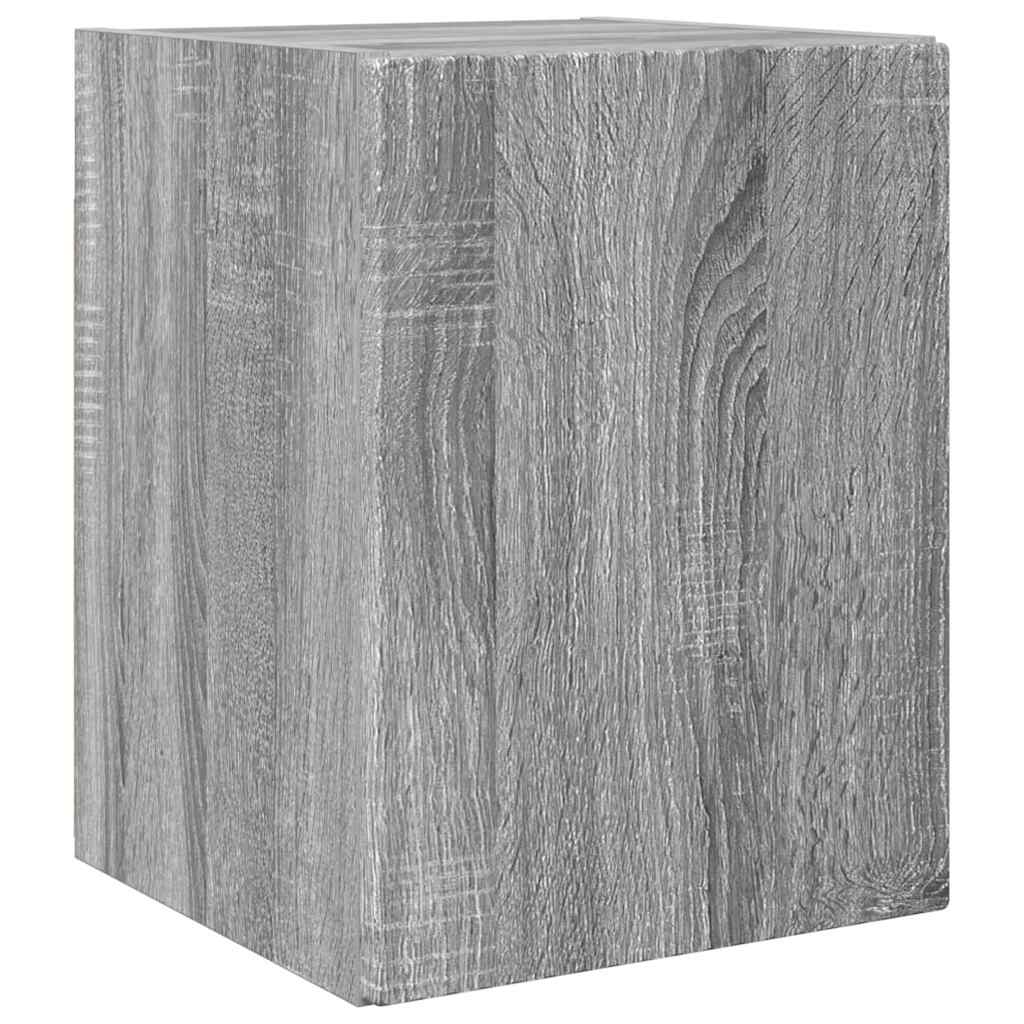 Meuble TV mural Gris Sonoma 30 x 31 x 40 cm Bois d'ingénierie - XIOS
