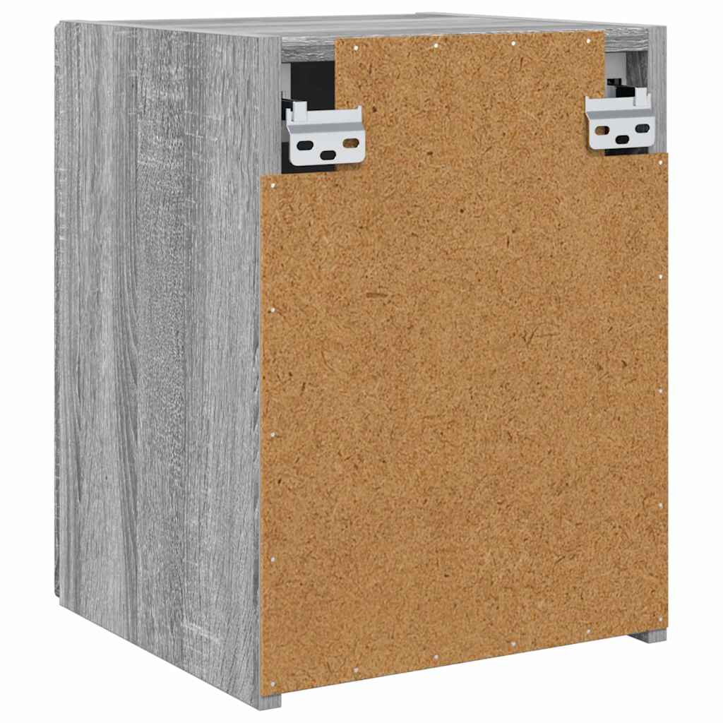 Meuble TV mural Gris Sonoma 30 x 31 x 40 cm Bois d'ingénierie - XIOS