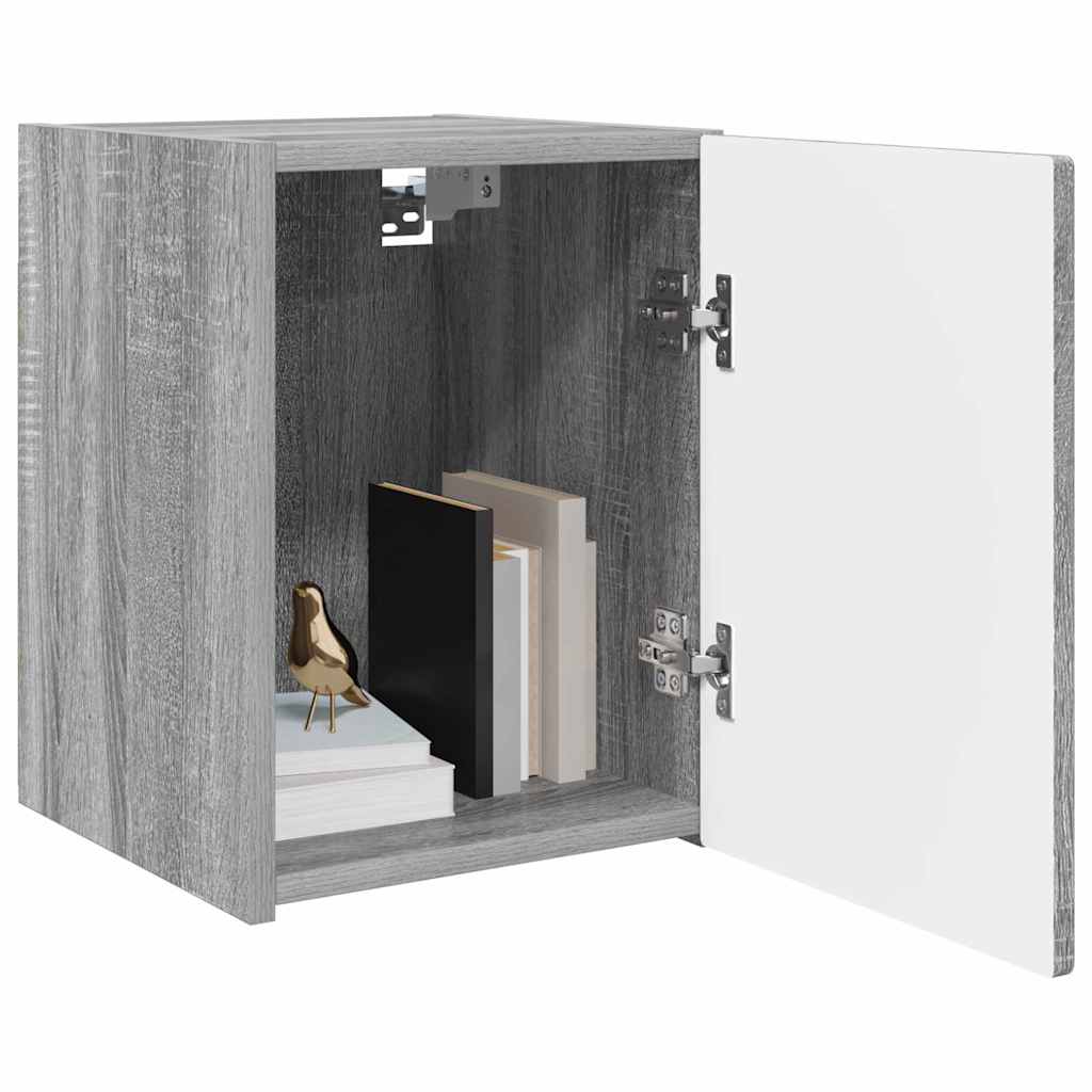 Meuble TV mural Gris Sonoma 30 x 31 x 40 cm Bois d'ingénierie - XIOS