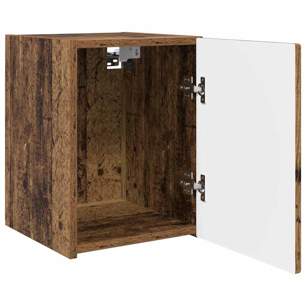 Meuble TV mural Montage mural 2 pcs Bois Ancien 30 x 31 x 40 cm - XIOS