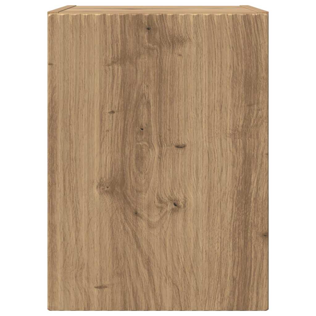 Meuble TV mural 2 pcs Chêne artisan Bois d'ingénierie - XIOS