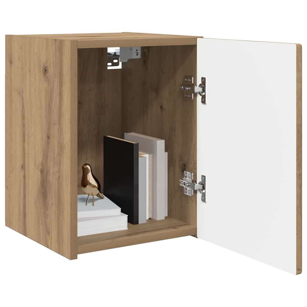 Meuble TV mural 2 pcs Chêne artisan Bois d'ingénierie - XIOS