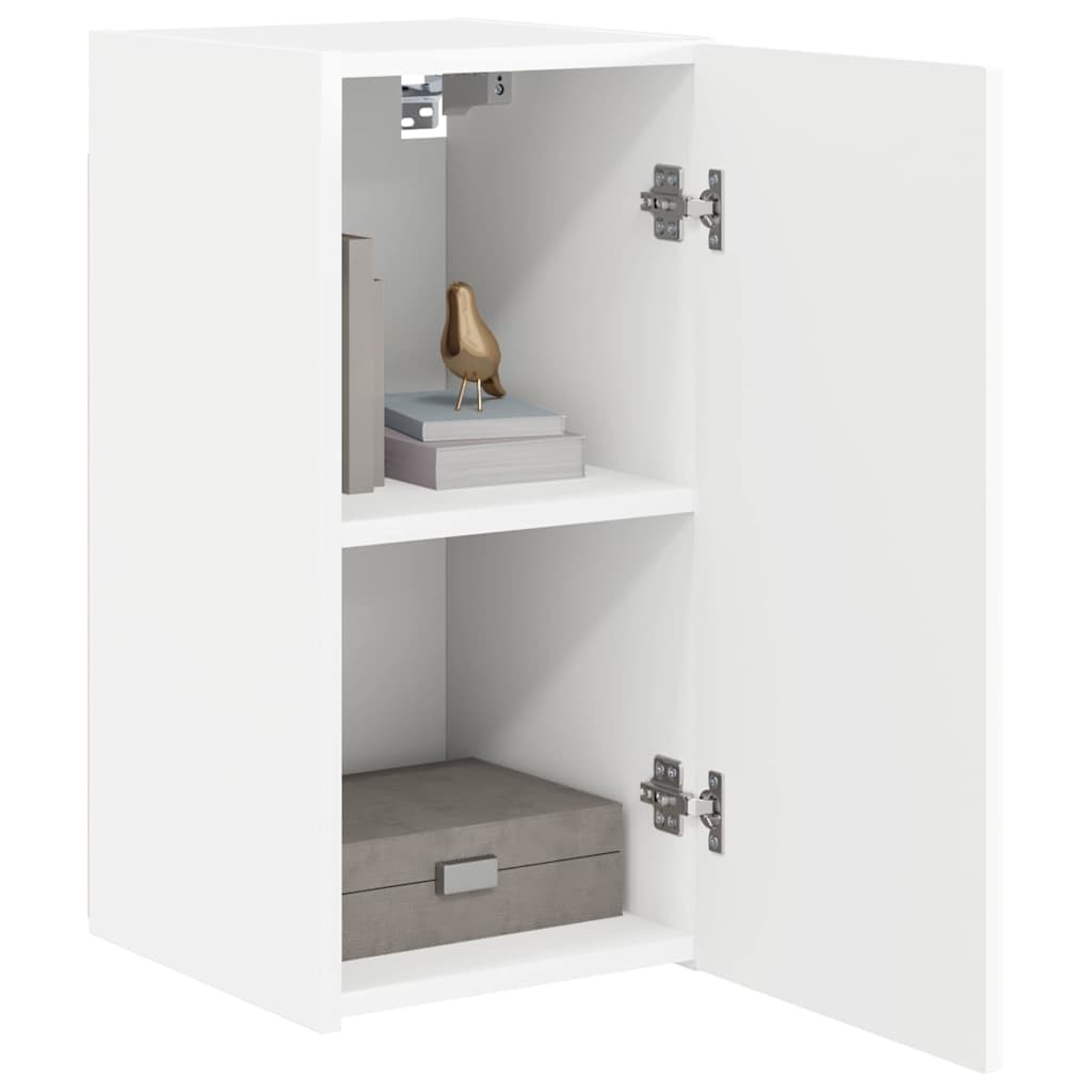 Meuble TV mural 2 pcs Blanc 30 x 31 x 60 cm Bois d'ingénierie - XIOS