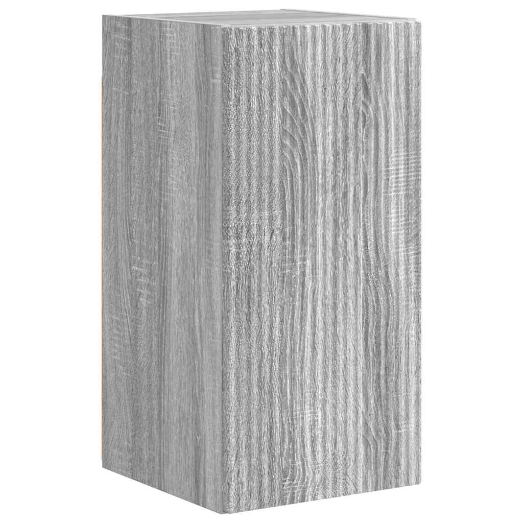 Meuble TV mural Gris Sonoma 30 x 31 x 60 cm Bois d'ingénierie - XIOS