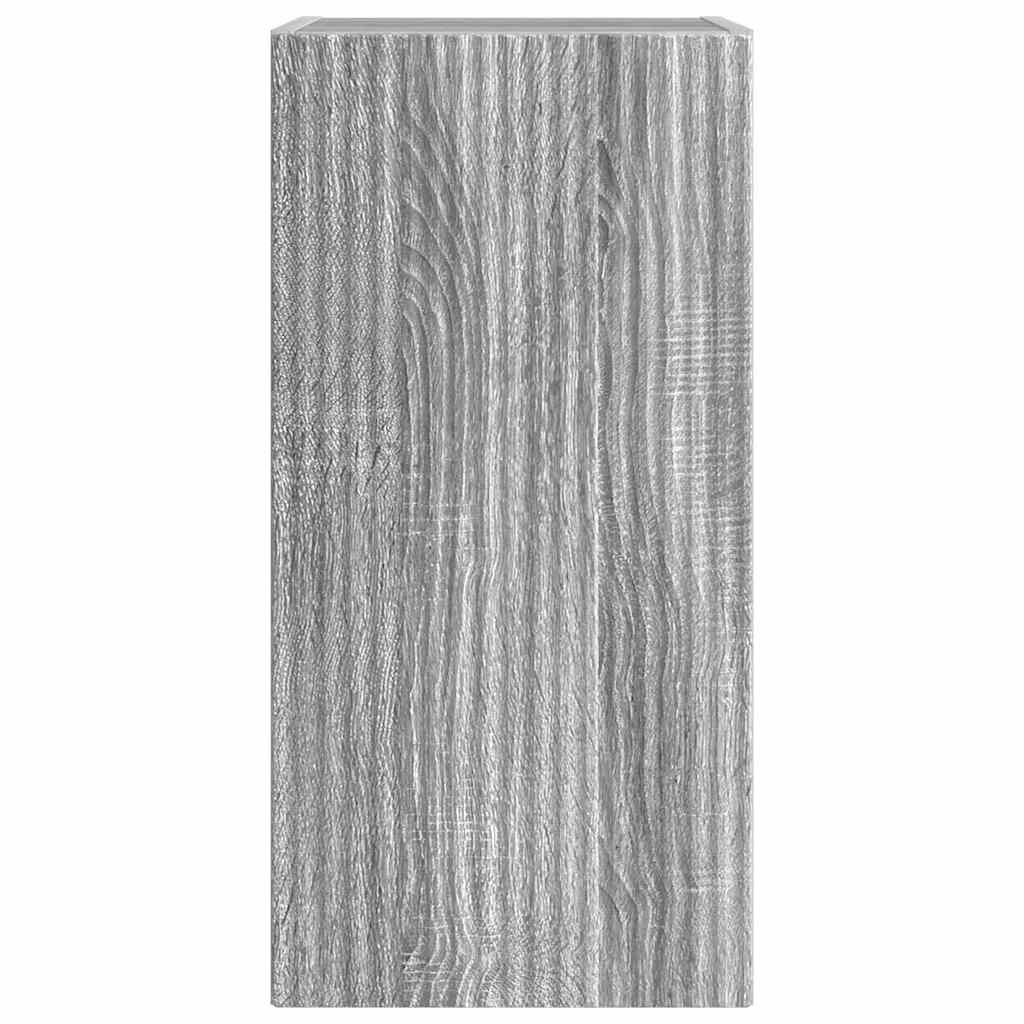 Meuble TV mural Gris Sonoma 30 x 31 x 60 cm Bois d'ingénierie - XIOS