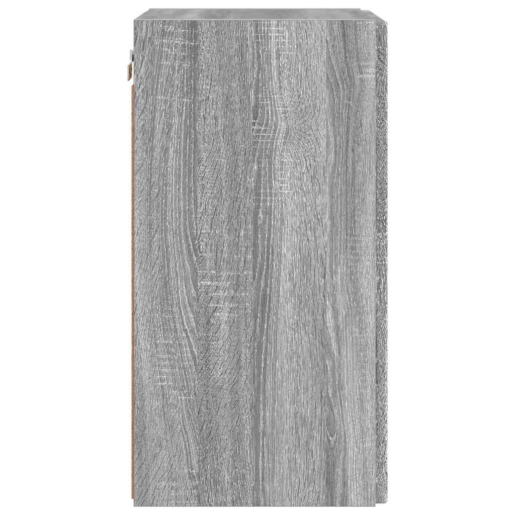 Meuble TV mural Montage mural 2 pcs Gris Sonoma 30 x 31 x 60 cm - XIOS