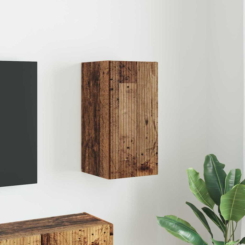 Meuble TV mural Bois Ancien 30 x 31 x 60 cm Bois d'ingénierie - XIOS