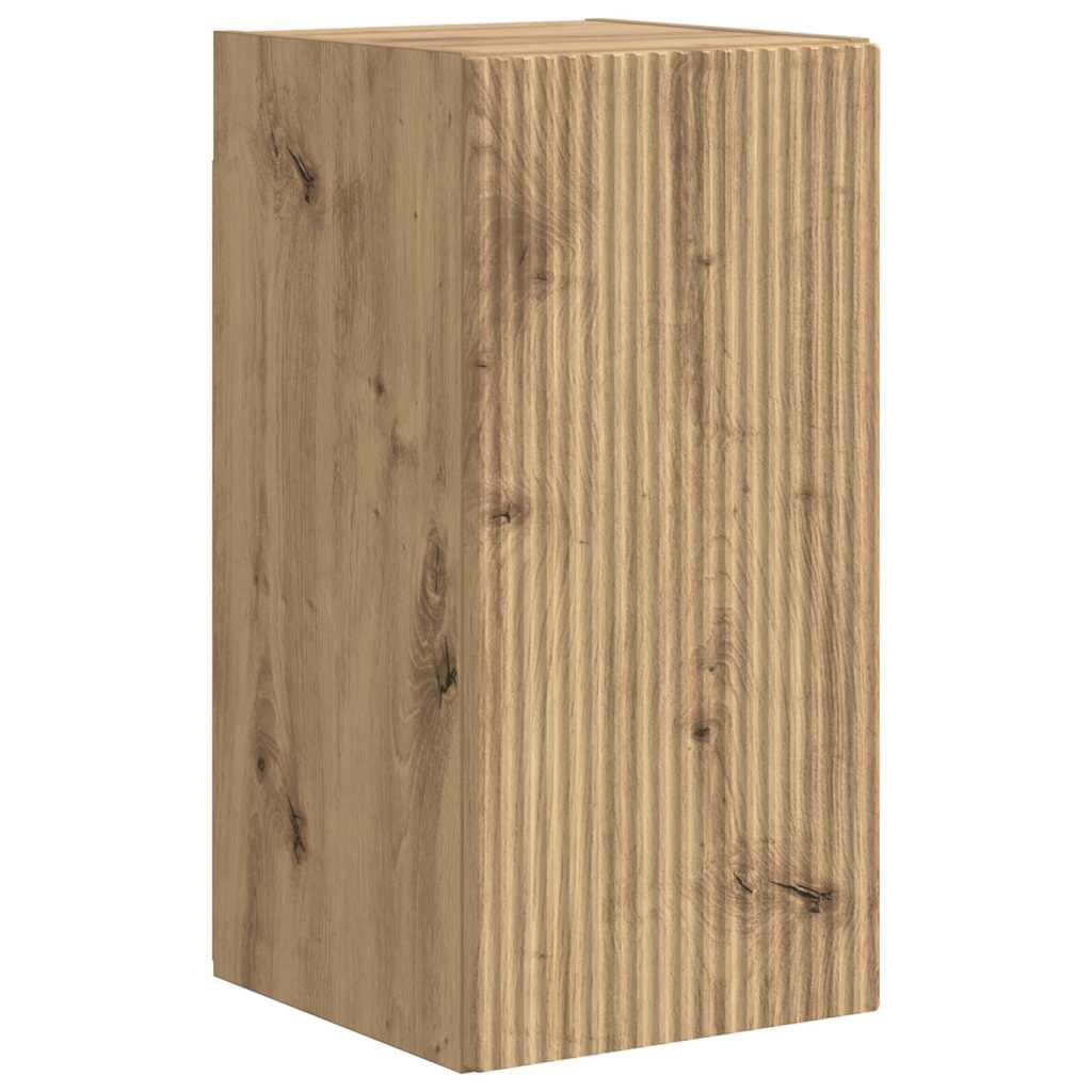 Meuble TV mural 2 pcs Chêne artisan 30 x 31 x 60 cm - XIOS