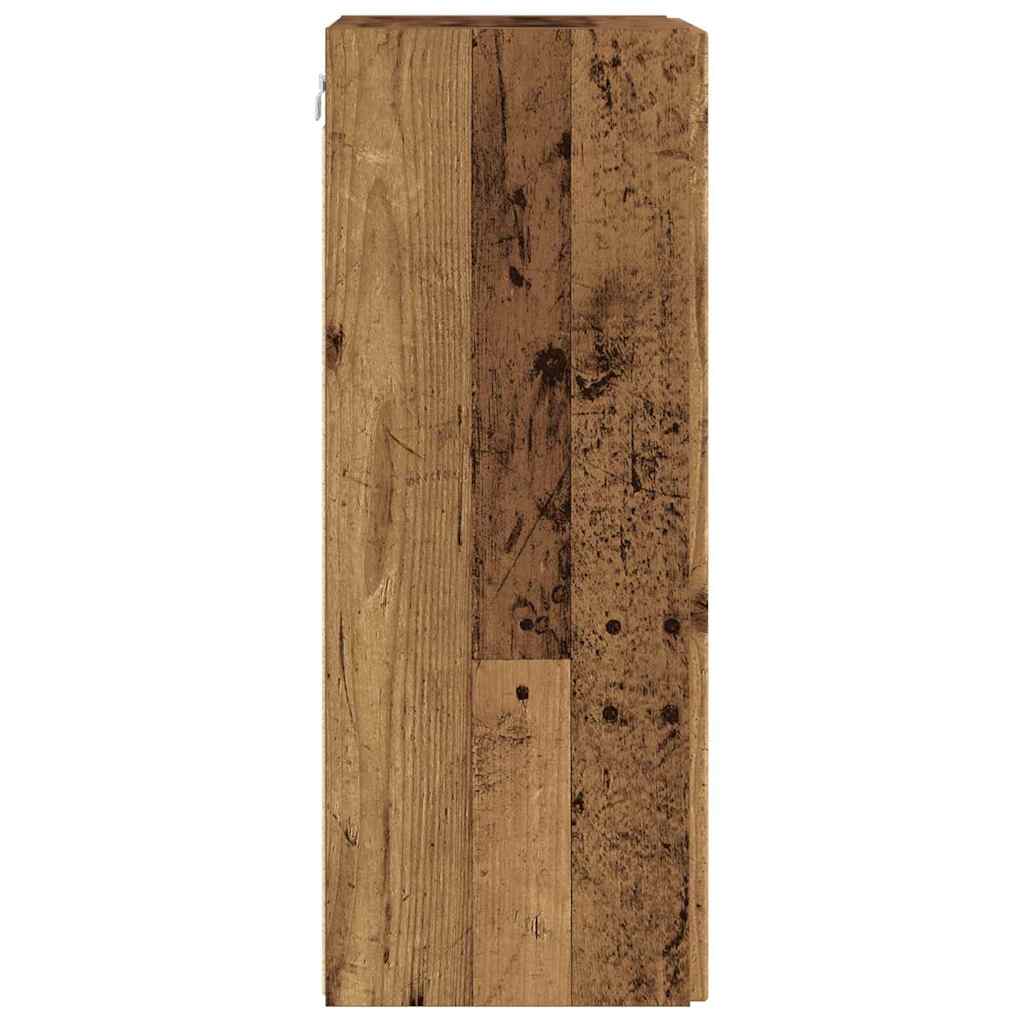 Meuble TV mural Bois Ancien 30 x 31 x 80 cm Bois d'ingénierie - XIOS