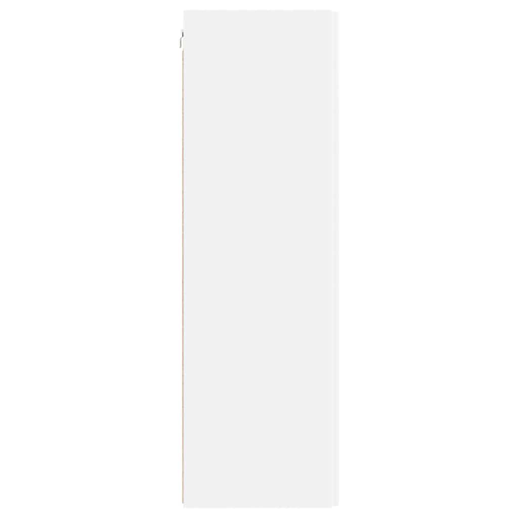 Meuble TV mural Blanc 30 x 31 x 100 cm Bois d'ingénierie - XIOS