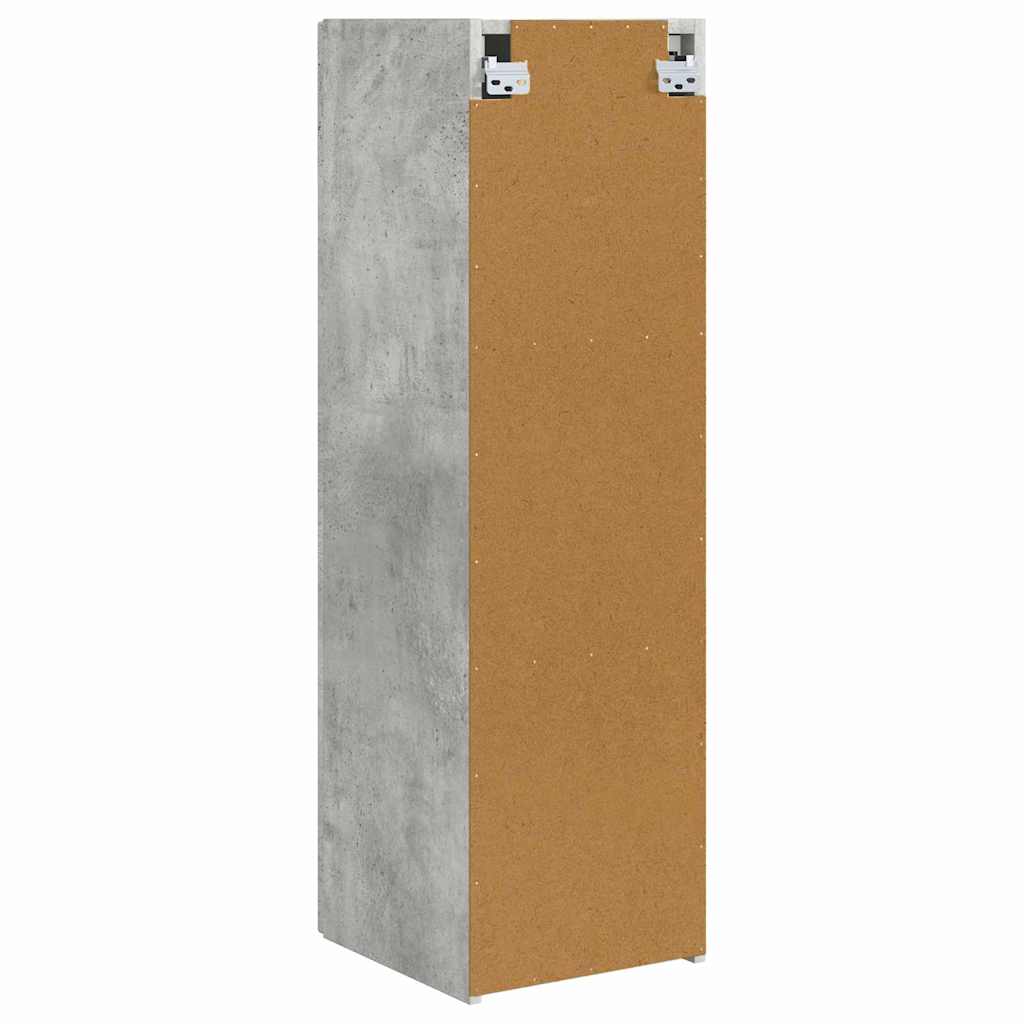 Meuble TV mural 2 pcs Béton 30 x 31 x 100 cm Bois d'ingénierie - XIOS