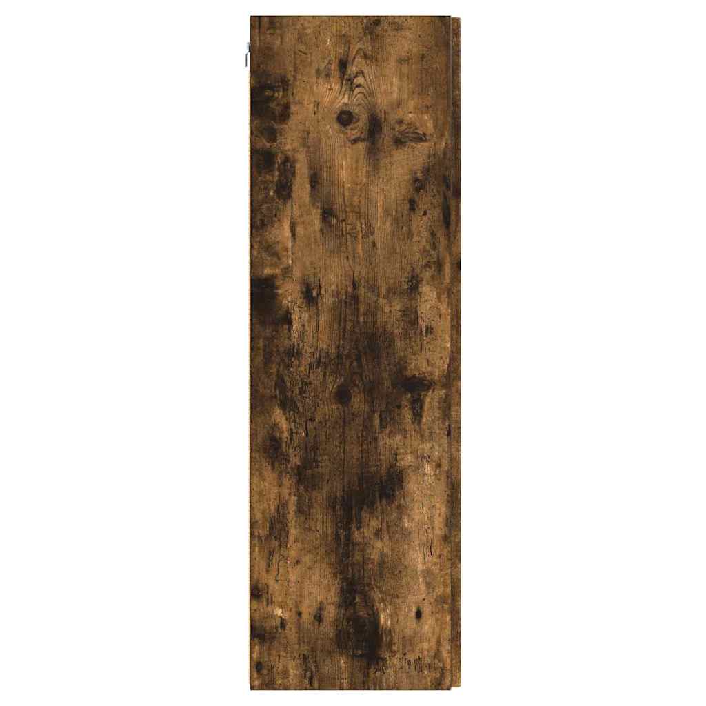 Meuble TV mural Chêne fumé 30 x 31 x 100 cm Bois d'ingénierie - XIOS