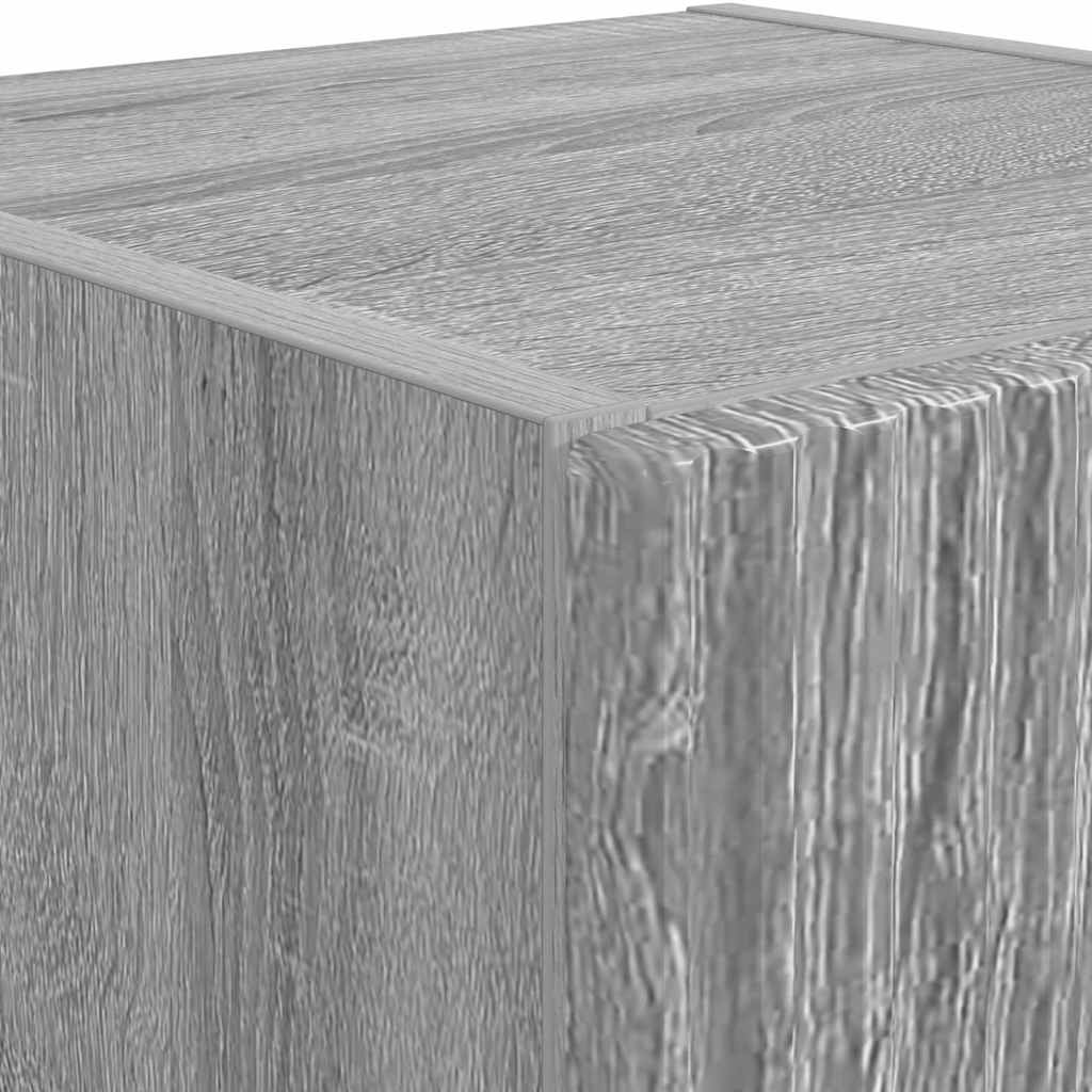 Meuble TV mural Gris Sonoma 30 x 31 x 100 cm Bois d'ingénierie - XIOS