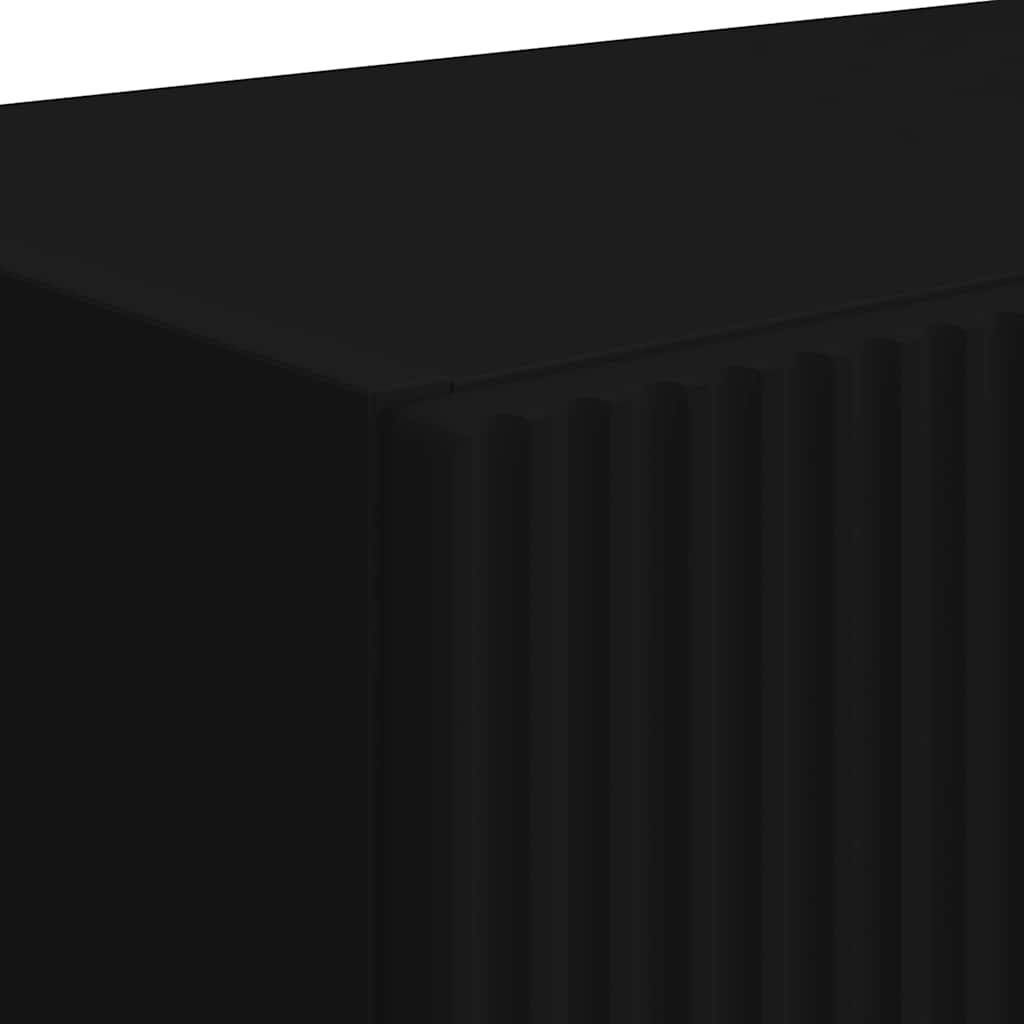 Meuble TV mural Noir 59,5 x 31 x 40 cm Bois d'ingénierie - XIOS