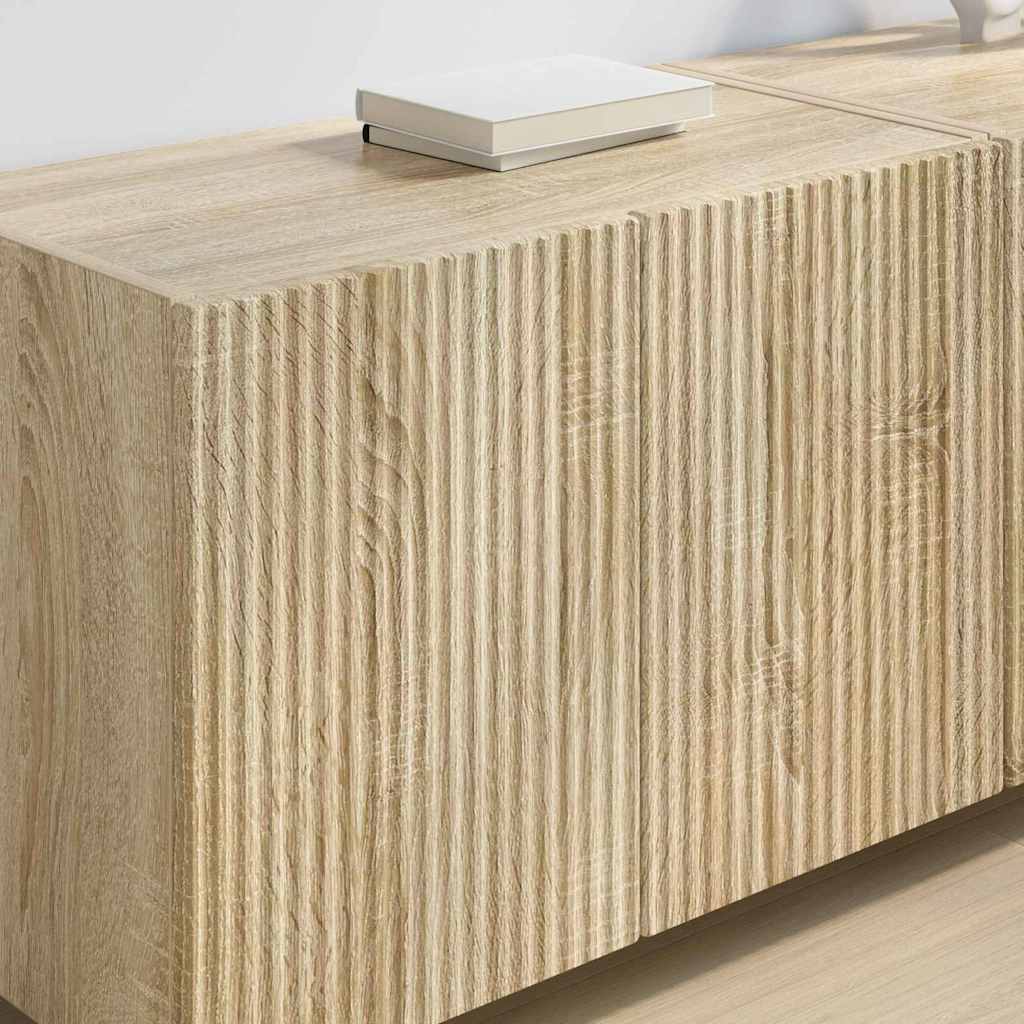 Meuble TV mural 2 pcs Chêne Sonoma 59,5 x 31 x 40 cm - XIOS