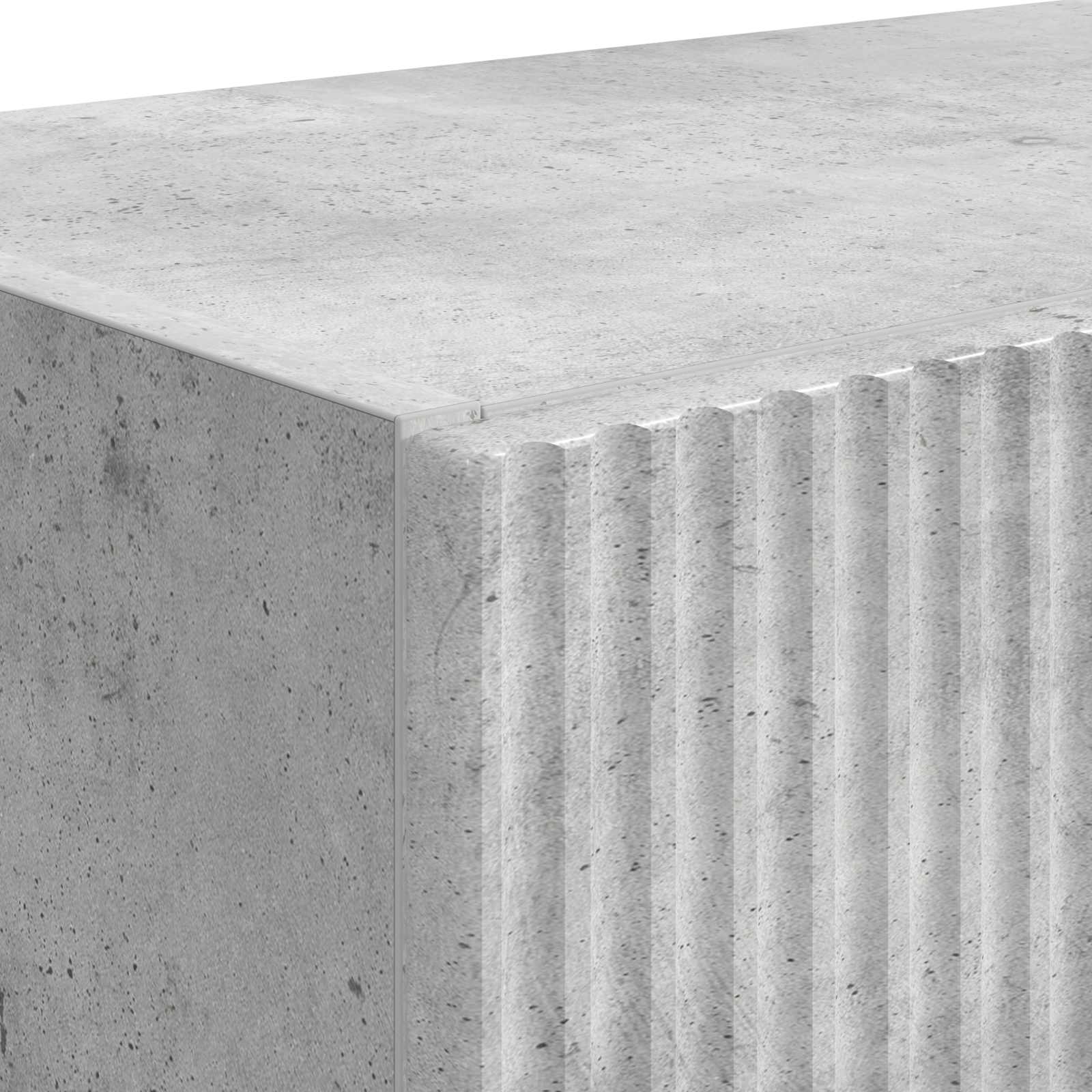Meuble TV mural Gris béton 59,5 x 31 x 40 cm Bois d'ingénierie - XIOS