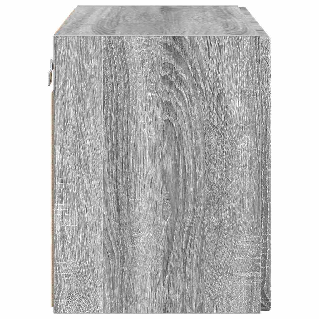 Meuble TV mural Gris Sonoma 59,5 x 31 x 40 cm Bois d'ingénierie - XIOS