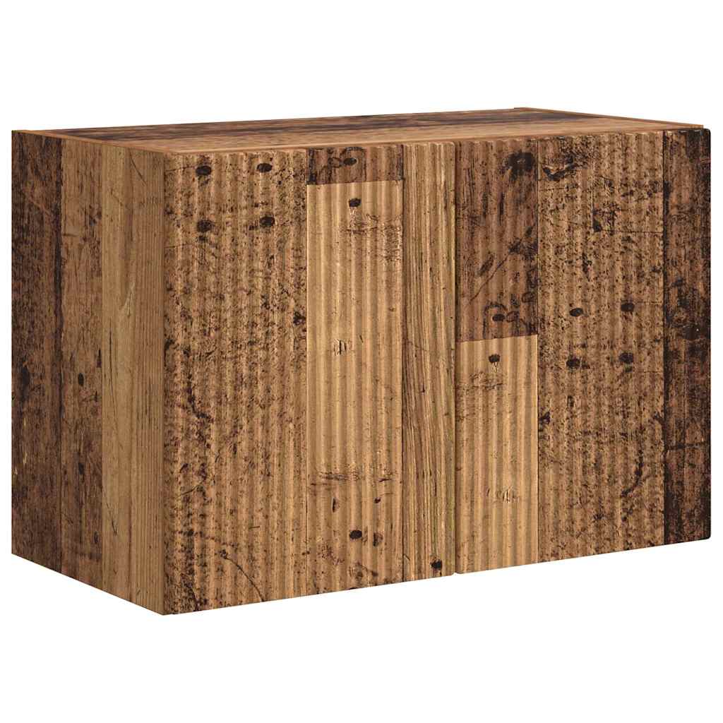 Meuble TV mural Bois Ancien 59,5 x 31 x 40 cm Bois d'ingénierie - XIOS