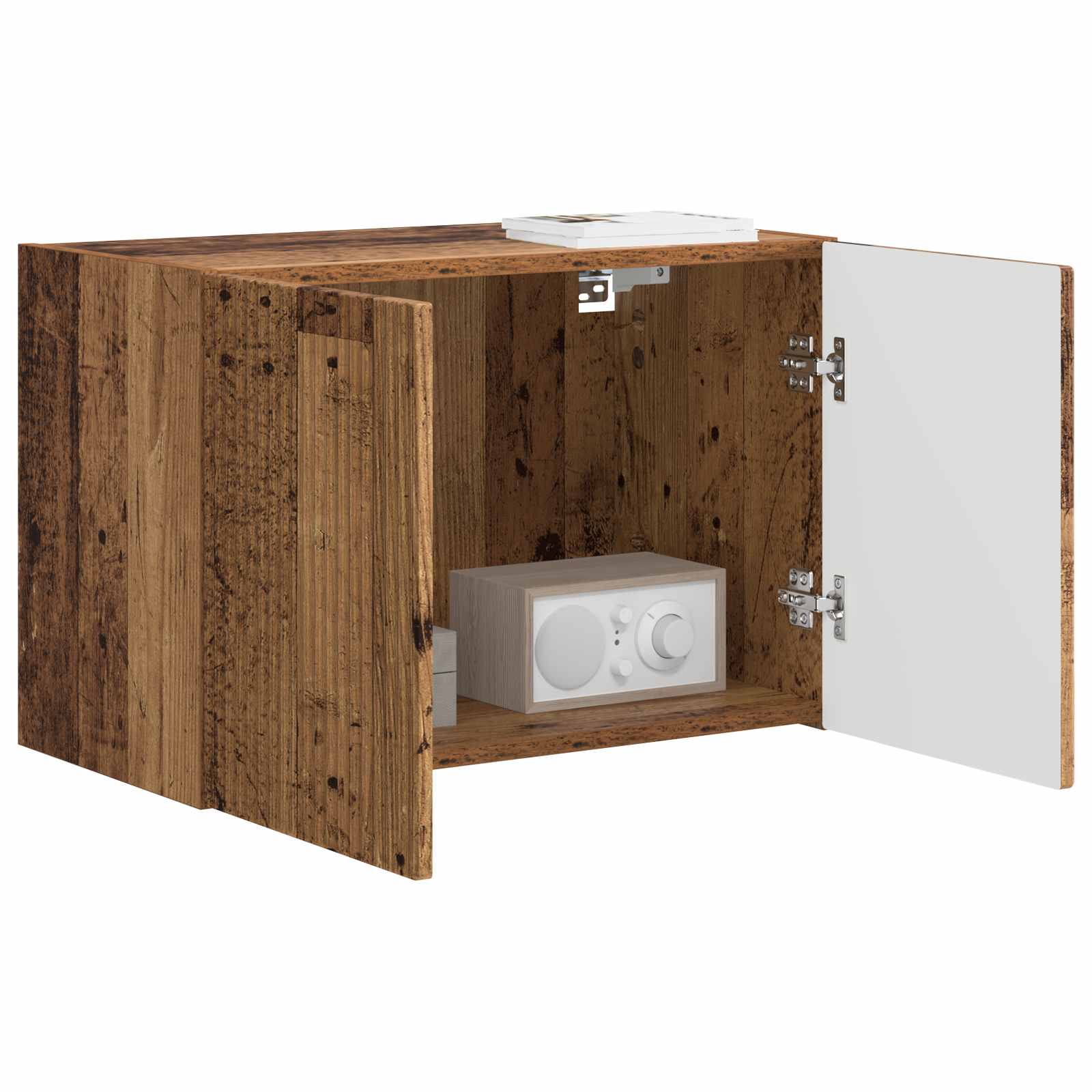 Meuble TV mural Bois Ancien 59,5 x 31 x 40 cm Bois d'ingénierie - XIOS