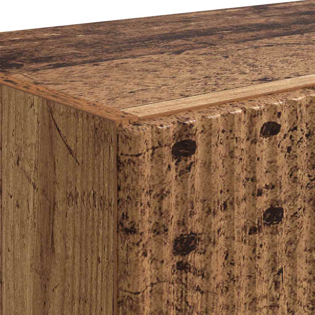 Meuble TV mural 2 pcs Bois Ancien 59,5 x 31 x 40 cm - XIOS