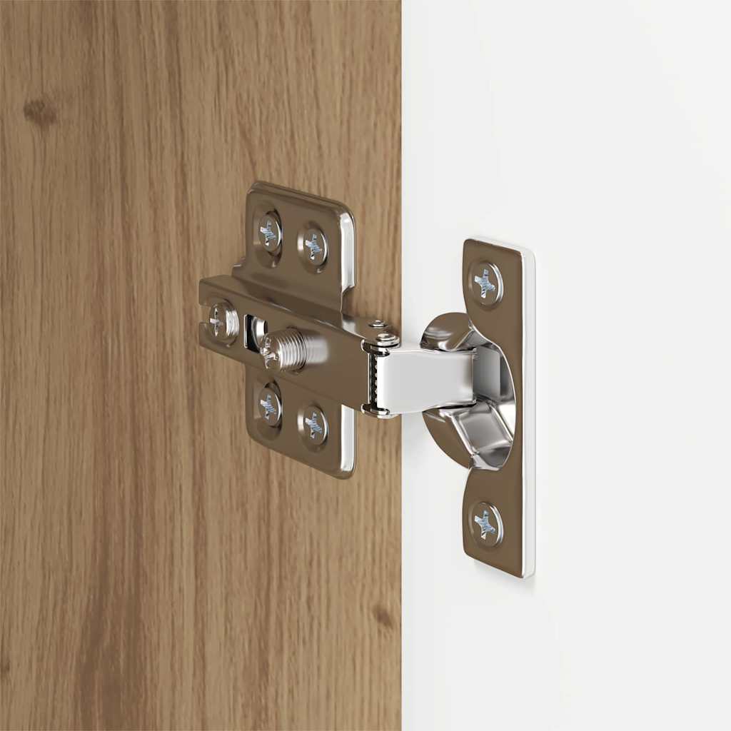 Meuble TV mural Blanc 59,5 x 31 x 60 cm Bois d'ingénierie - XIOS