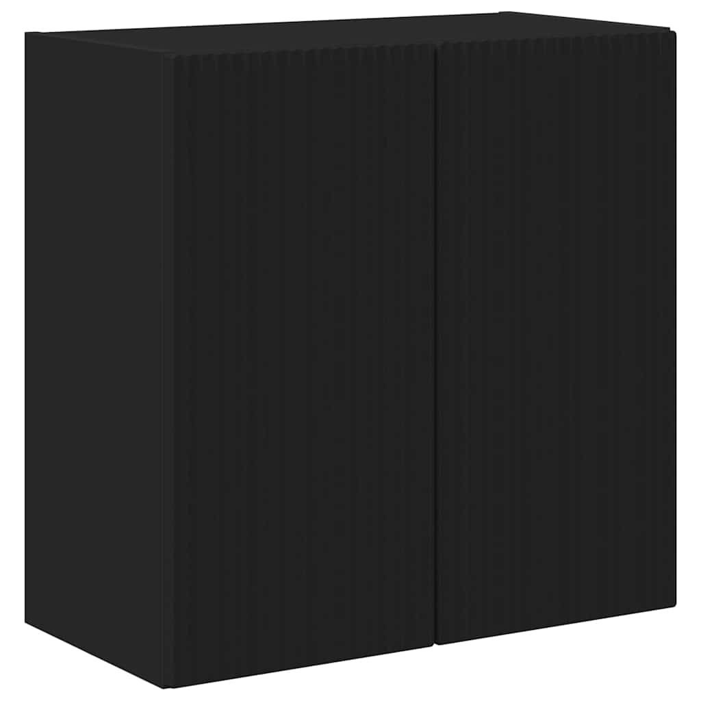 Meuble TV mural Noir 59,5 x 31 x 60 cm Bois d'ingénierie - XIOS