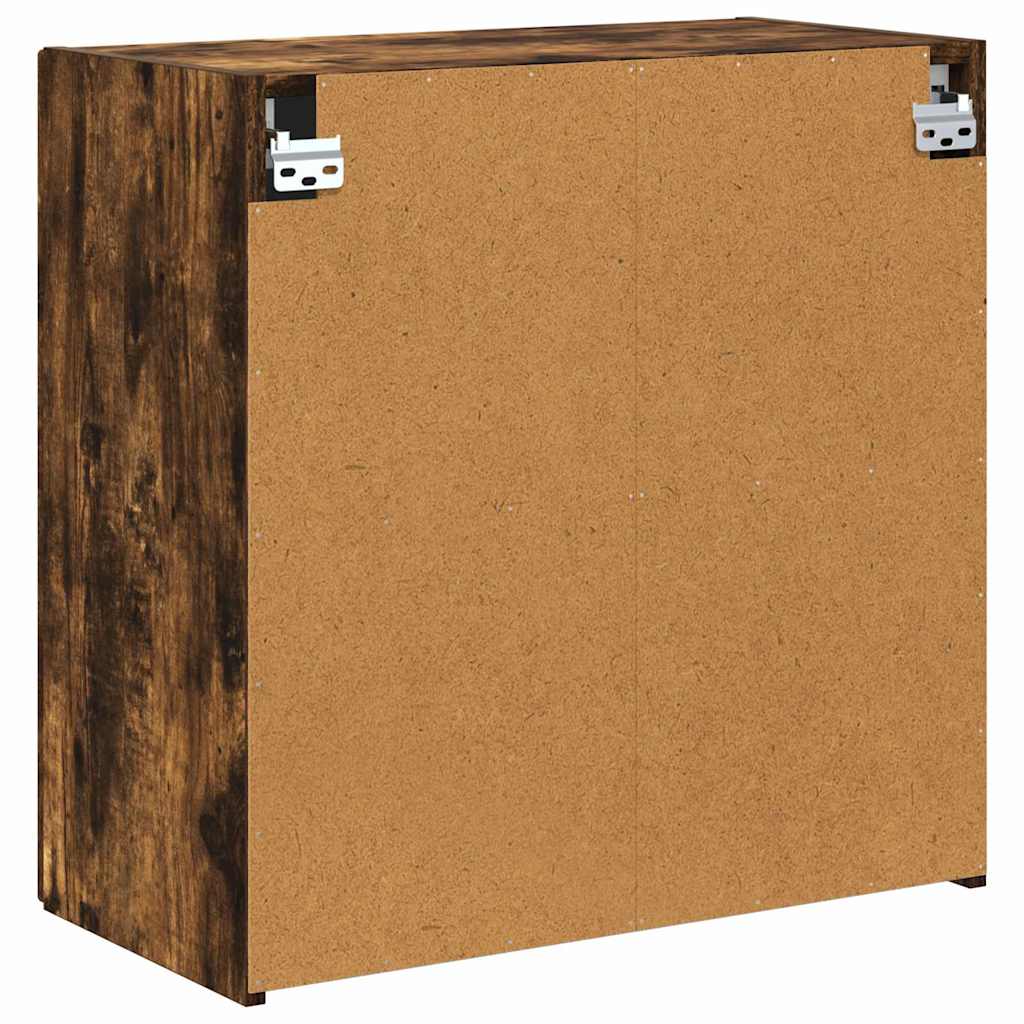 Meuble TV mural Chêne fumé 59,5 x 31 x 60 cm Bois d'ingénierie - XIOS