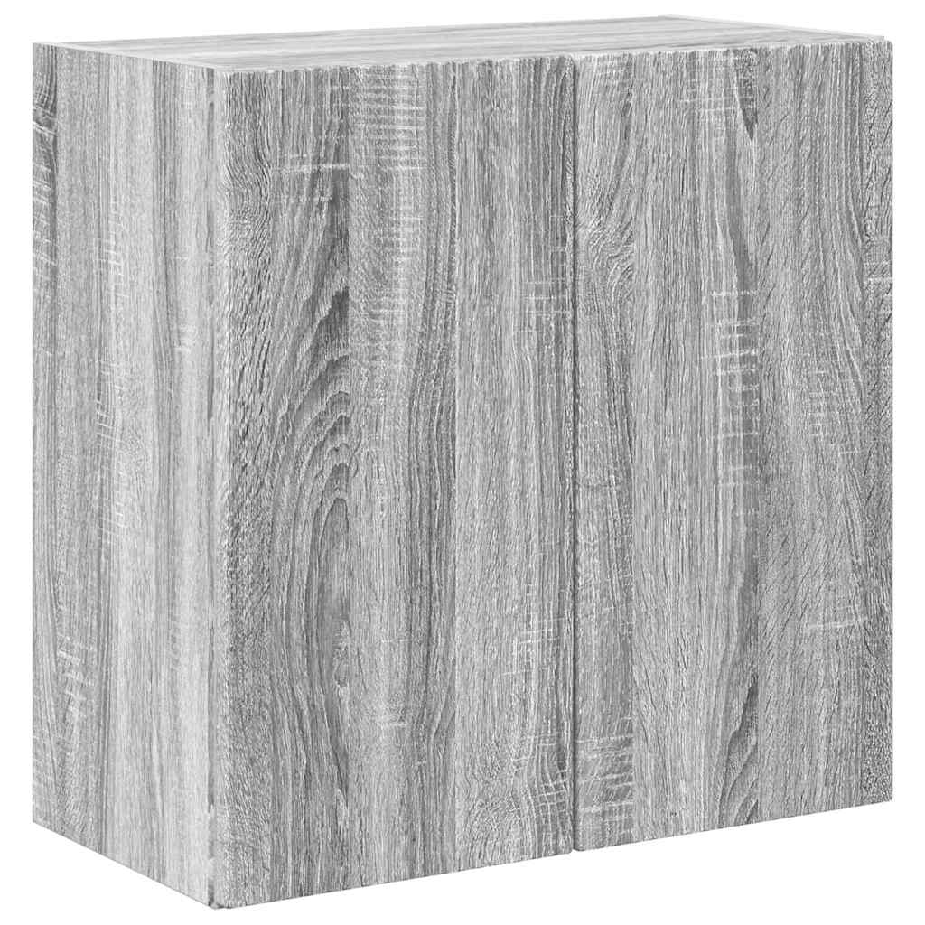 Meuble TV mural Gris Sonoma 59,5 x 31 x 60 cm Bois d'ingénierie - XIOS