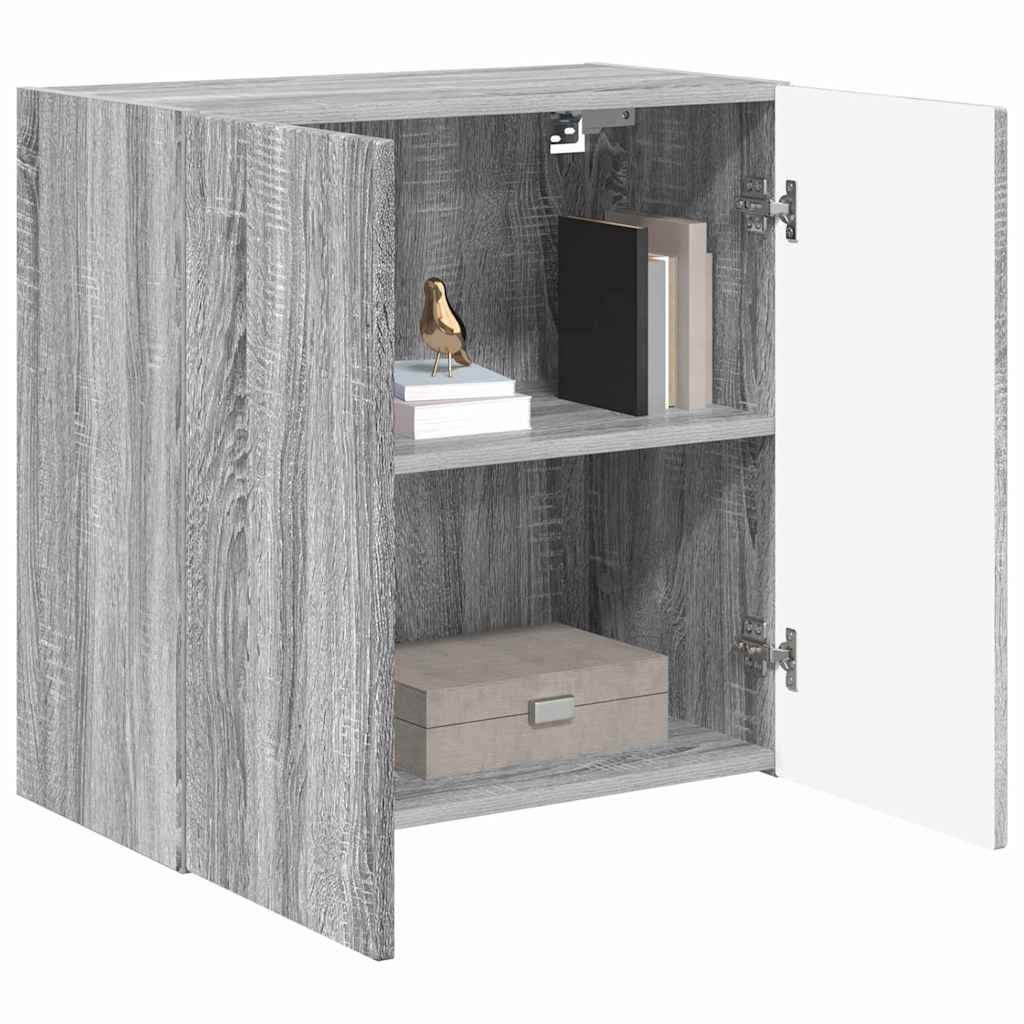 Meuble TV mural Gris Sonoma 59,5 x 31 x 60 cm Bois d'ingénierie - XIOS